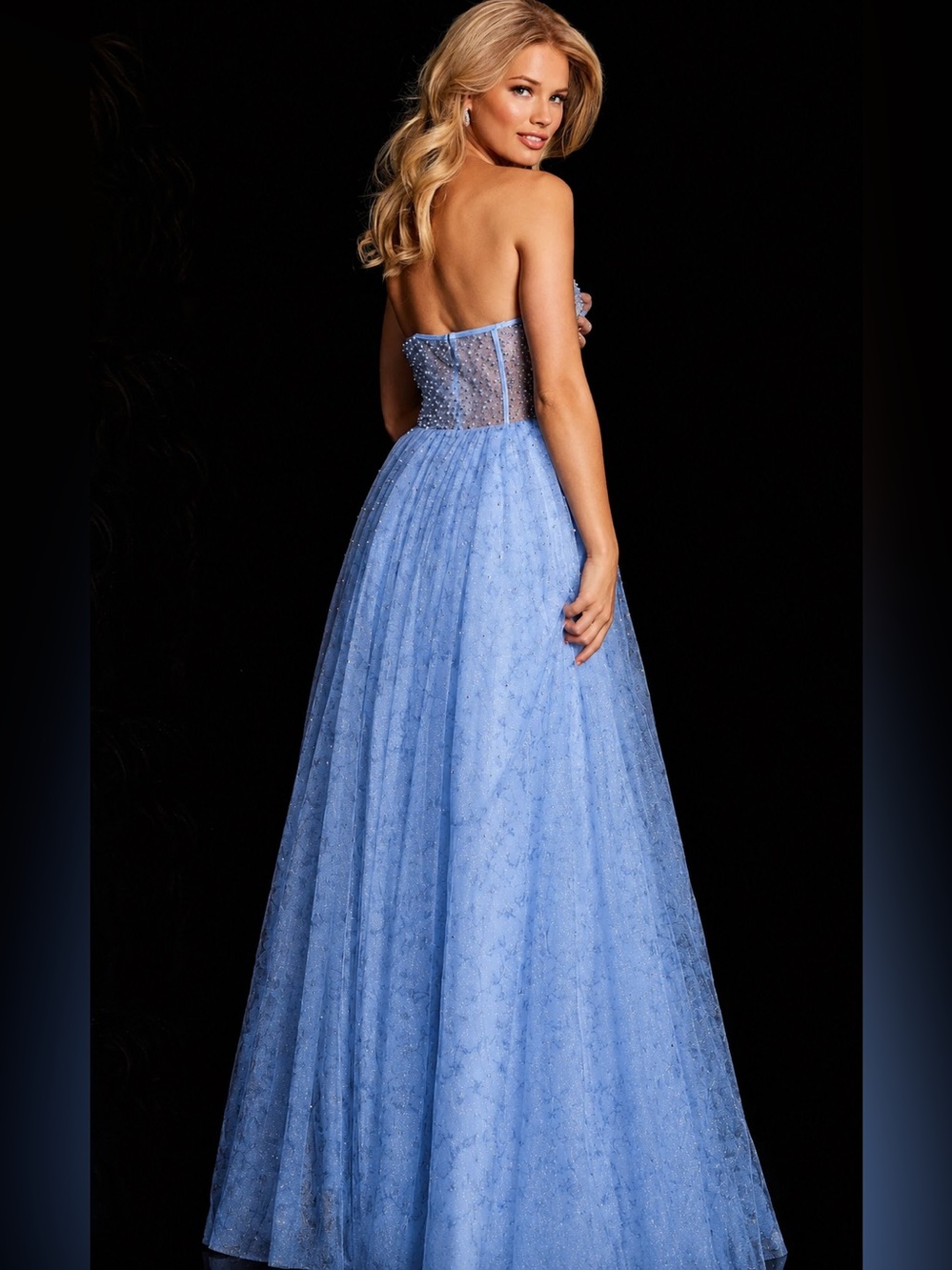 Jovani Sizes 4 Size 6 NWT Prom Pageant Formal Gala Wedding Evening Sparkle - Picture 2 of 8